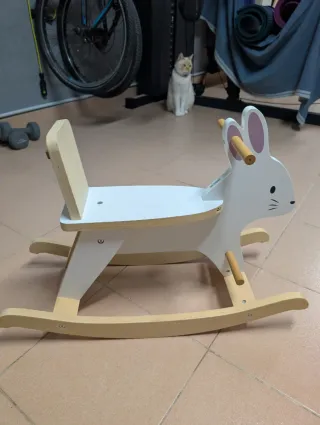 Balancín infantil de madera