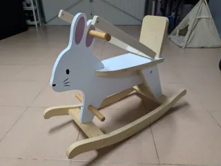 Balancín infantil de madera