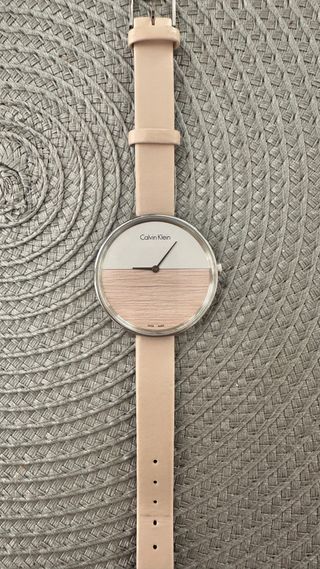 Reloj Calvin Klein Mujer Cuarzo Rosa/Blanco