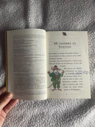 Libro Mi nombre es Stilton. Geronimo Stilton