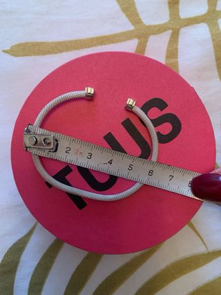 Pulsera marca o firma TOUS de plata nueva