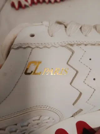 Zapatos Christian Louboutin Blancos y Rojos