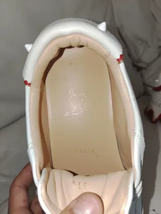 Zapatos Christian Louboutin Blancos y Rojos