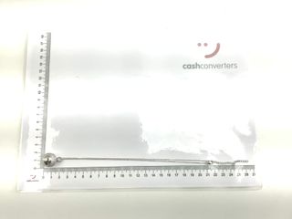 collar plata 925mm con piedra con circonita 19 5cm