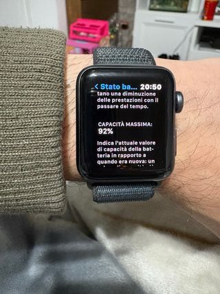 Apple Watch Serie 3 38mm nero