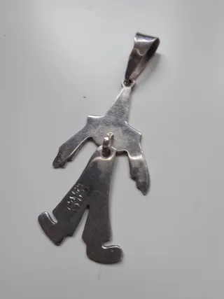 Colgante Plata Ley 925 Arlequín