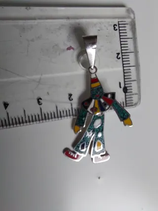 Colgante Plata Ley 925 Arlequín