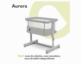 Cuna colecho y mecedora Lionelo Aurora hasta 9 kg