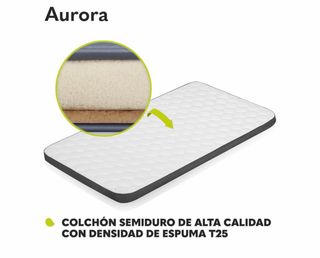 Cuna colecho y mecedora Lionelo Aurora hasta 9 kg