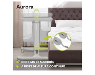 Cuna colecho y mecedora Lionelo Aurora hasta 9 kg