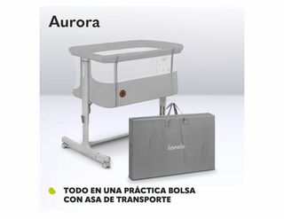 Cuna colecho y mecedora Lionelo Aurora hasta 9 kg