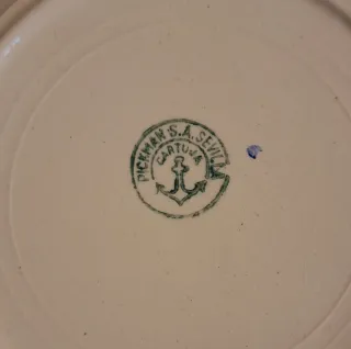 Gran sopera antigua La Cartuja