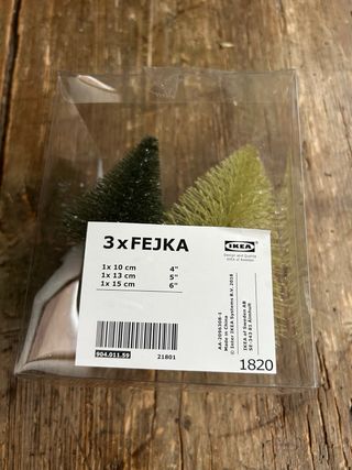 Lote 3 pinos Navidad Ikea