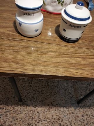 Mortero y mano de madera