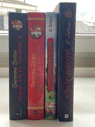 Pack 4 Libros Geronimo Stilton Viajes en el Tiempo