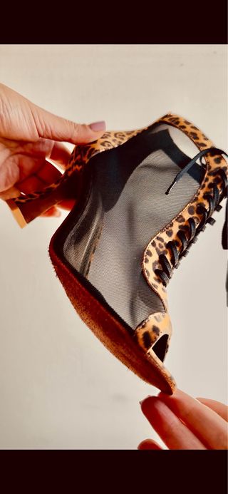 Botines de baile NL Dance Shoes leopardo Talla 38