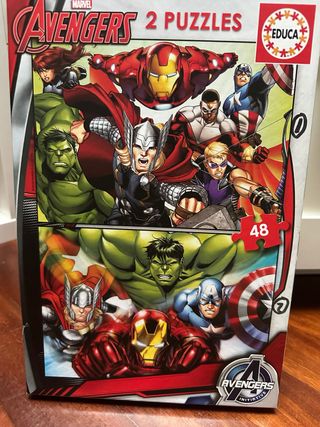 Puzzle Vengadores 2 Piezas Educa