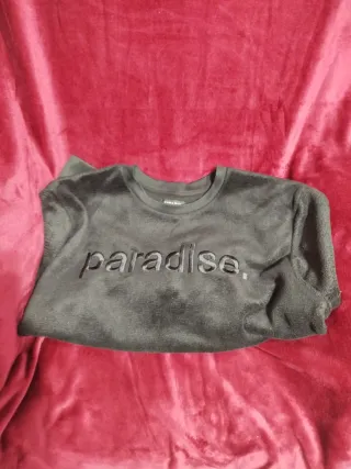 Sudadera Zara Negra Talla L