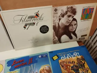 6 vinilos Películas: Evita, Love Story, Oliver!