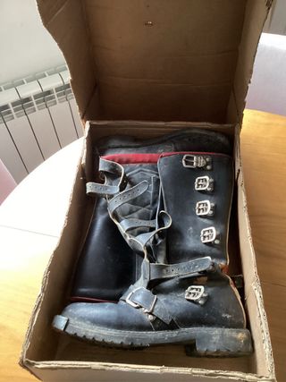 Botas Motocross Antiguas Cuero