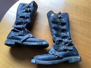 Botas Motocross Antiguas Cuero