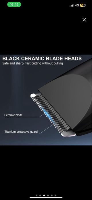 NUEVA Afeitadora Corporal Negra USB