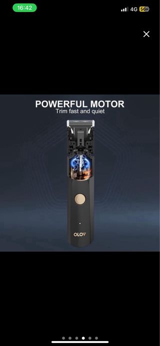 NUEVA Afeitadora Corporal Negra USB