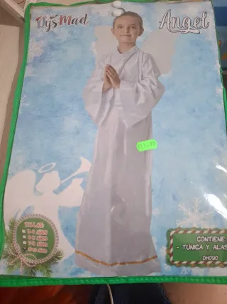 Disfraz Ángel Talla 10-12 Años