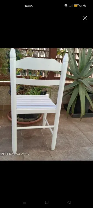 Silla de madera Blancanieves