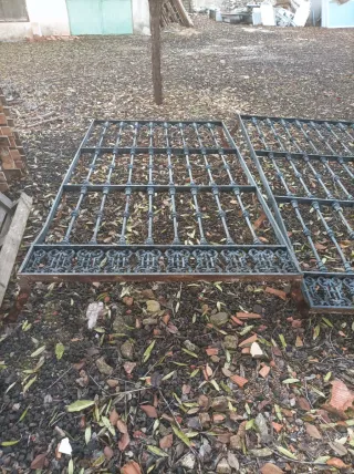 Rejas antiguas de hierro forjado
