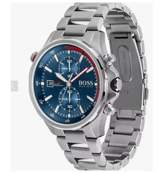Reloj Hugo Boss Cronógrafo Azul y Plateado