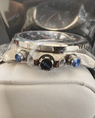 Reloj Hugo Boss Cronógrafo Azul y Plateado