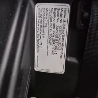 Bugaboo Turtle Air by Nuna