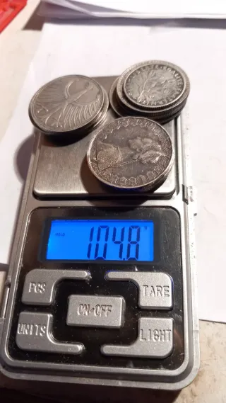 Lote monedas plata varios países