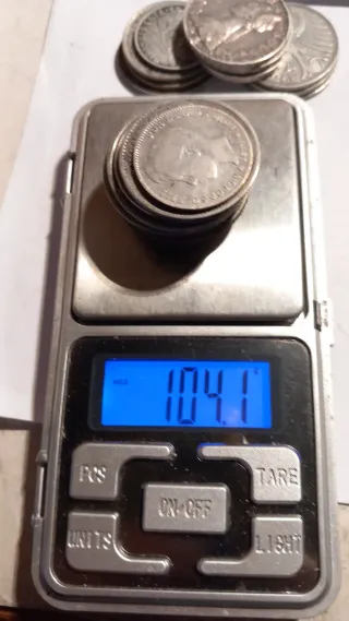 Lote monedas plata varios países