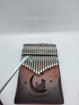 Kalimba 17 Note Legno Gatto Luna