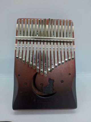 Kalimba 17 Note Legno Gatto Luna