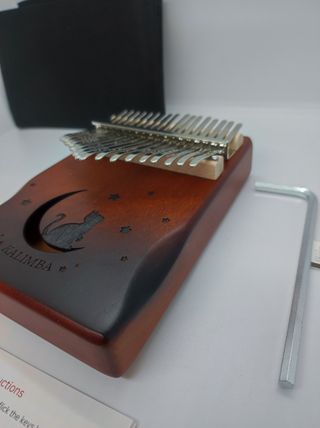 Kalimba 17 Note Legno Gatto Luna