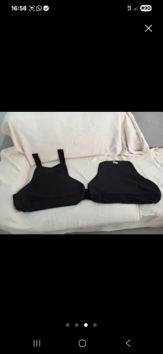 Chaleco antipinchazo negro