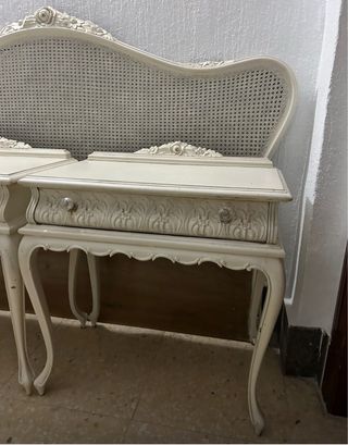 Conjunto Vintage Mesillas y Cabecero