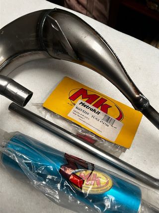 Tubo escape Metrakit Gilera R 50 agua