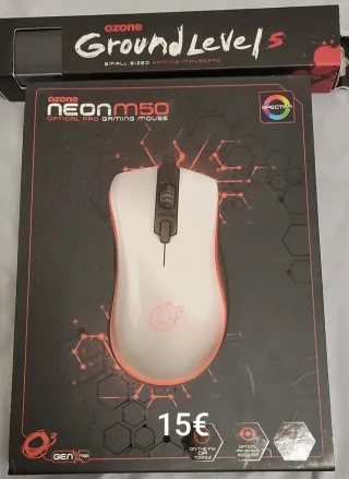 Ratón Gaming Ozone Neon M50 Blanco