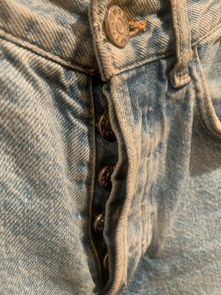 Pantalón vaquero Mango azul