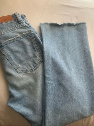 Pantalón vaquero Mango azul