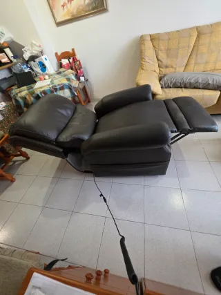 Sofá de piel extra confort