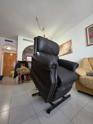 Sofá de piel extra confort