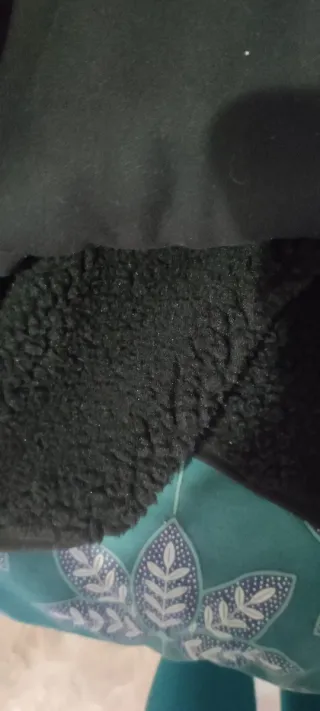 Chaqueta abrigo hombre negra