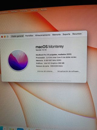 Offerta! MacBook Pro 15" Intel Core i5 8GB RAM