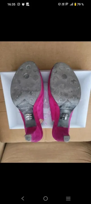 Zapatos fiesta, ante, 40, To Be (ver descripción)