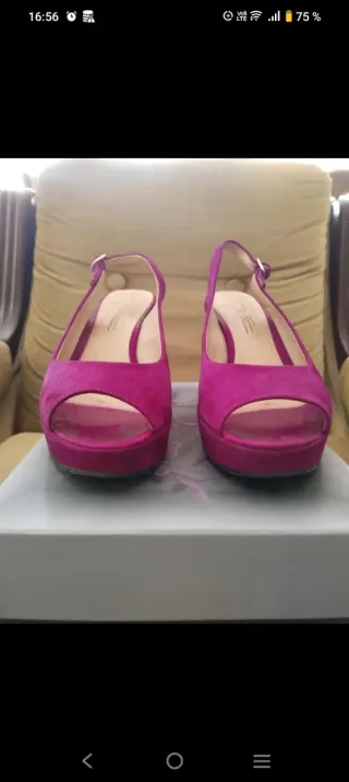 Zapatos fiesta, ante, 40, To Be (ver descripción)